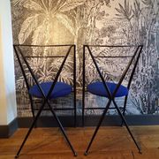 Set of 2 stools and Yamakado side table.
