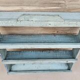 Burmese teak wall shelf