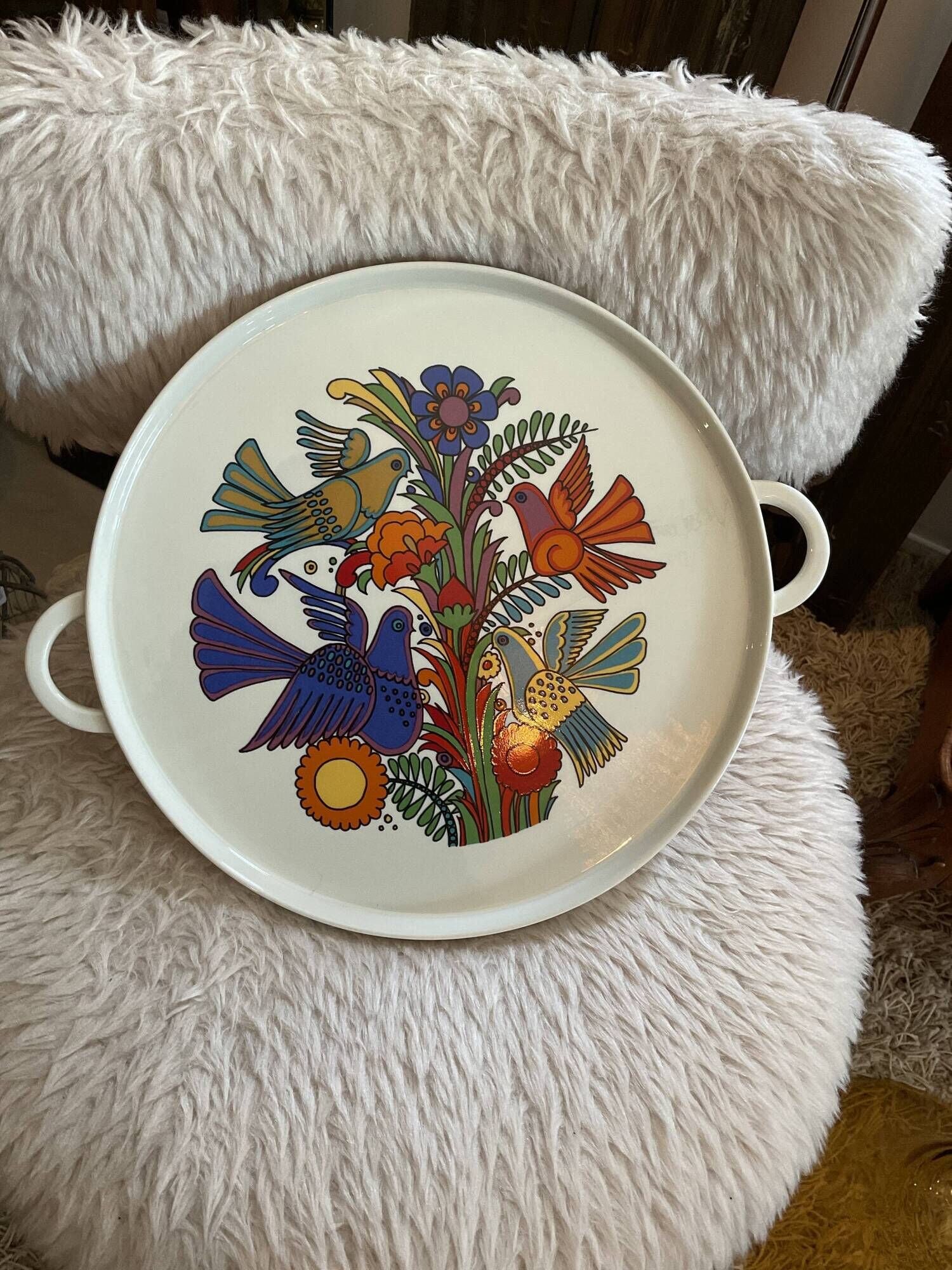 Plat à tarte model Acapulco Villeroy et boch.circa 60