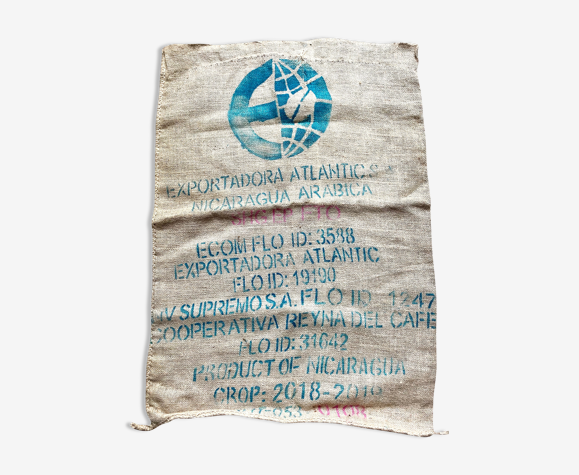 Sac en toile de jute café
