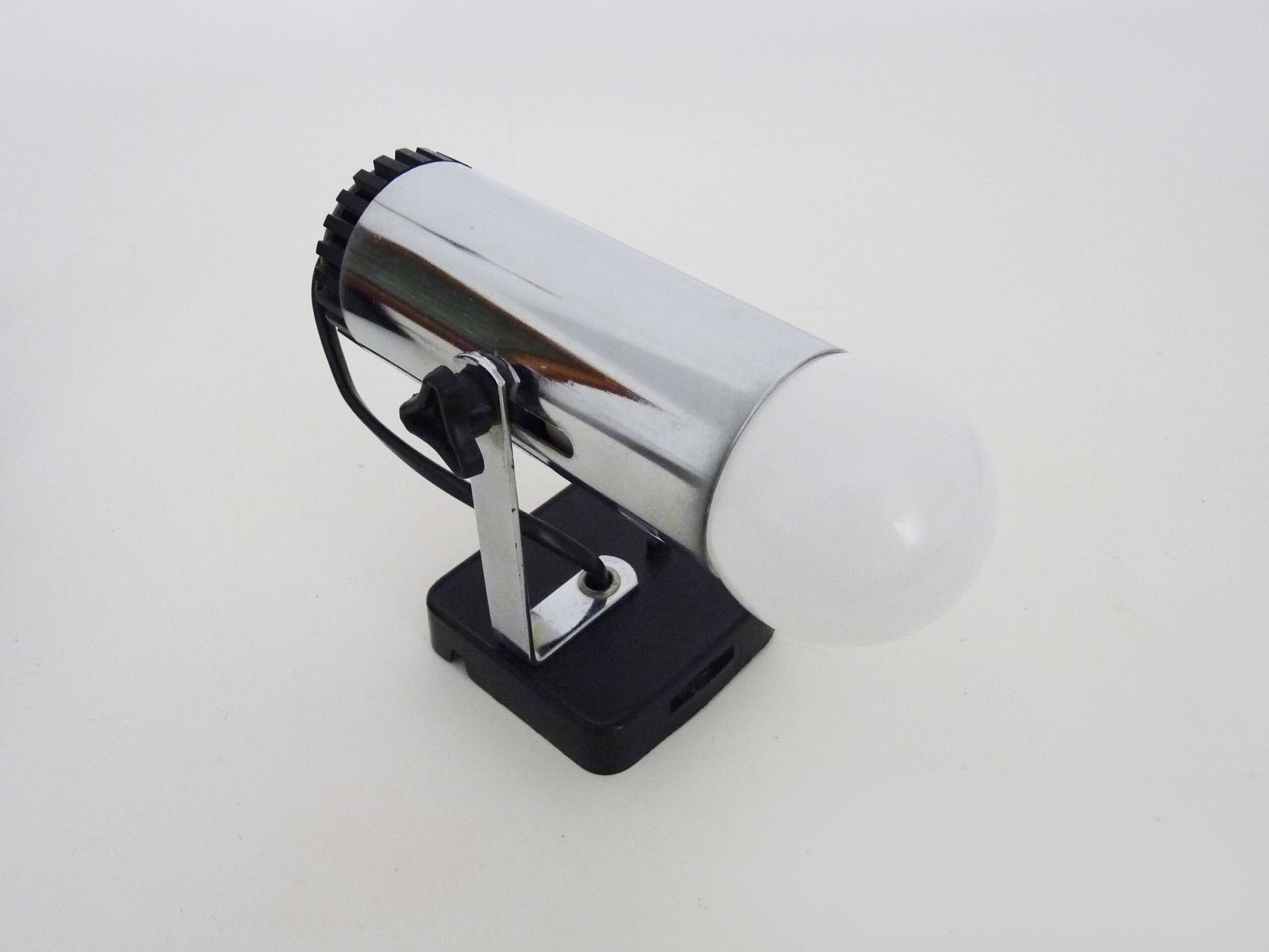 Pair of Targetti style adjustable spotlight wall lights from the 1970s