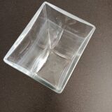 Rectangular glass vase
