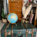 Old vintage travel trunk