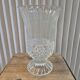 Large pedestal vase in crystal