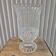 Large pedestal vase in crystal