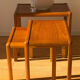 Lot table gigogne en bois vintage