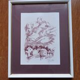 Lithograph by Jean Triolet