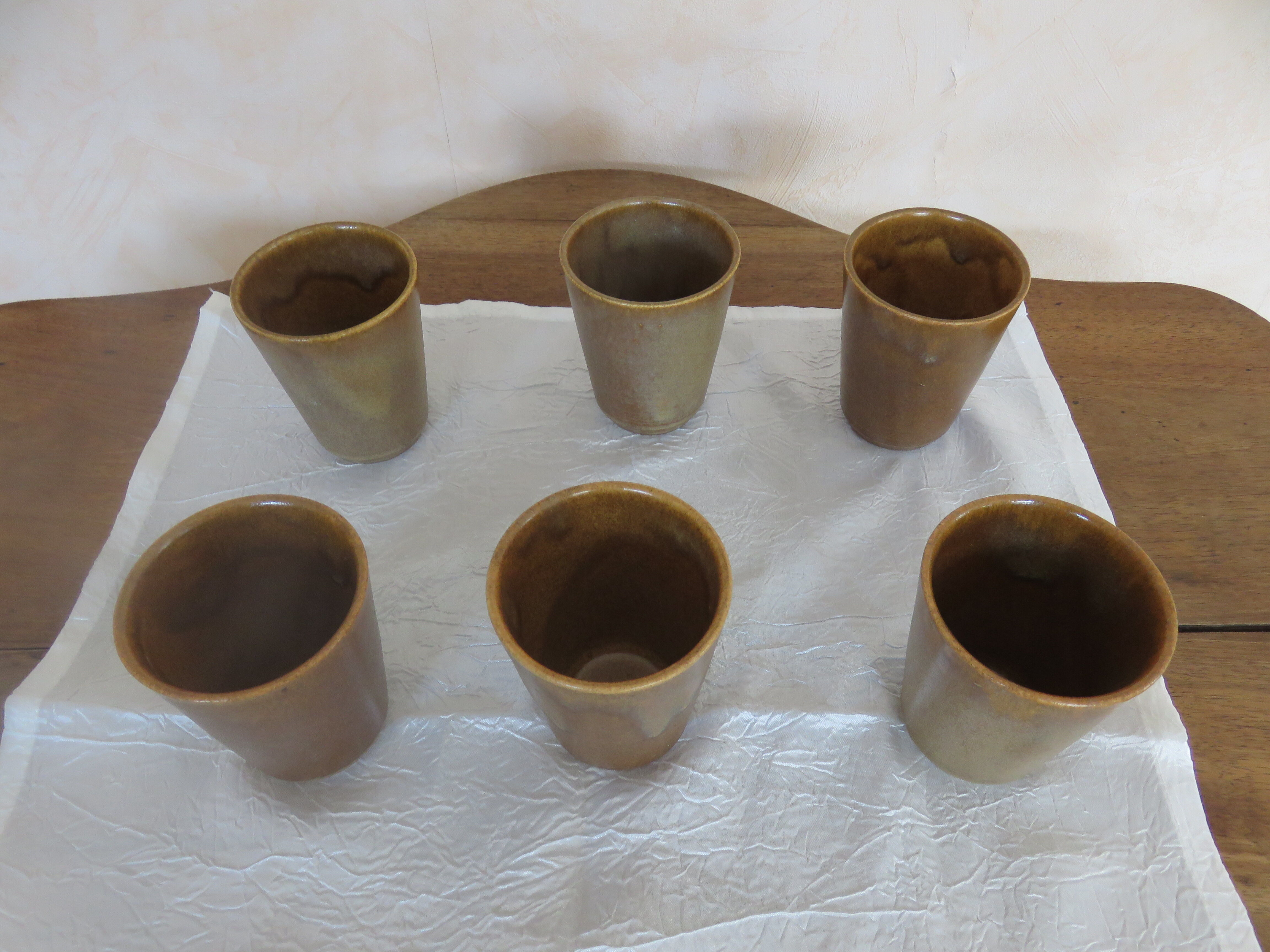 Sandstone cups