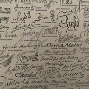 Lithographie gravure sur les signatures de 1928 (souverains)