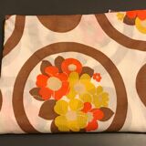 Ancienne nappe fleurs vintage