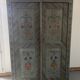 Wedding wardrobe painted in folk art style.