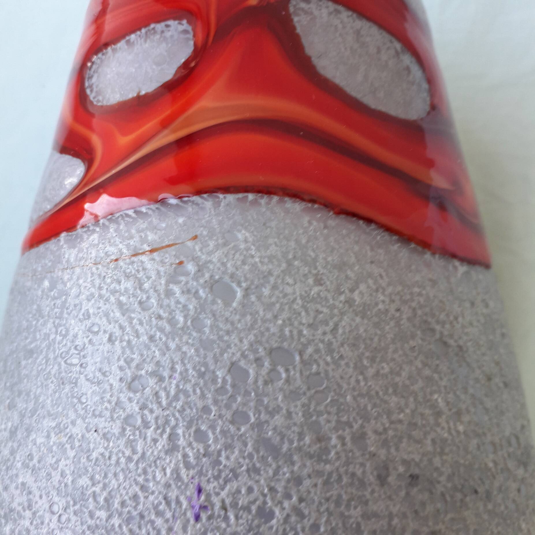 Treasure of the Galleon glass vase