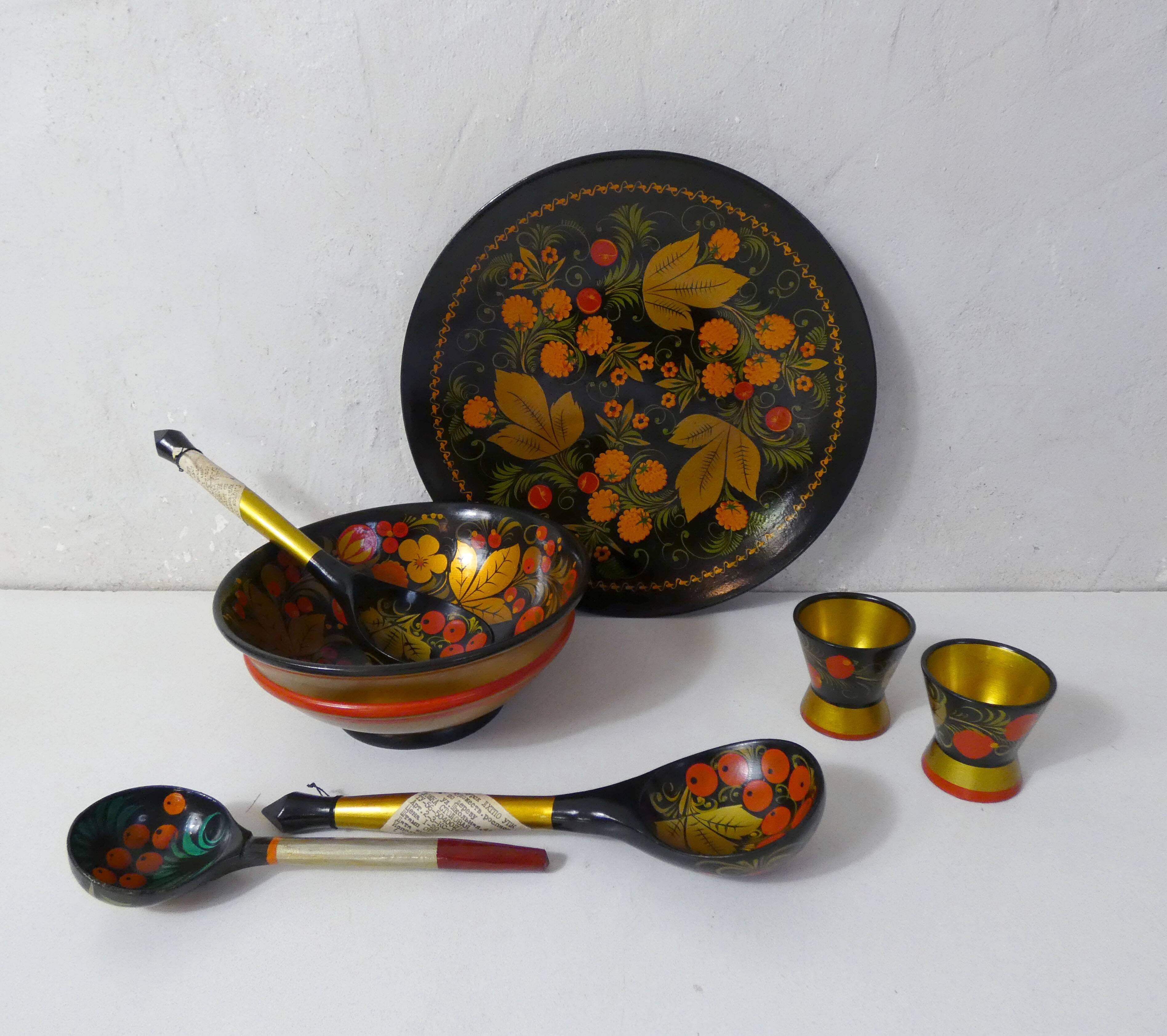 Folk Art USSR Khokhloma