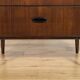 Commode en teck du milieu du siècle, Danemark, années 1960