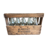 Wooden crate - lemonade bottles