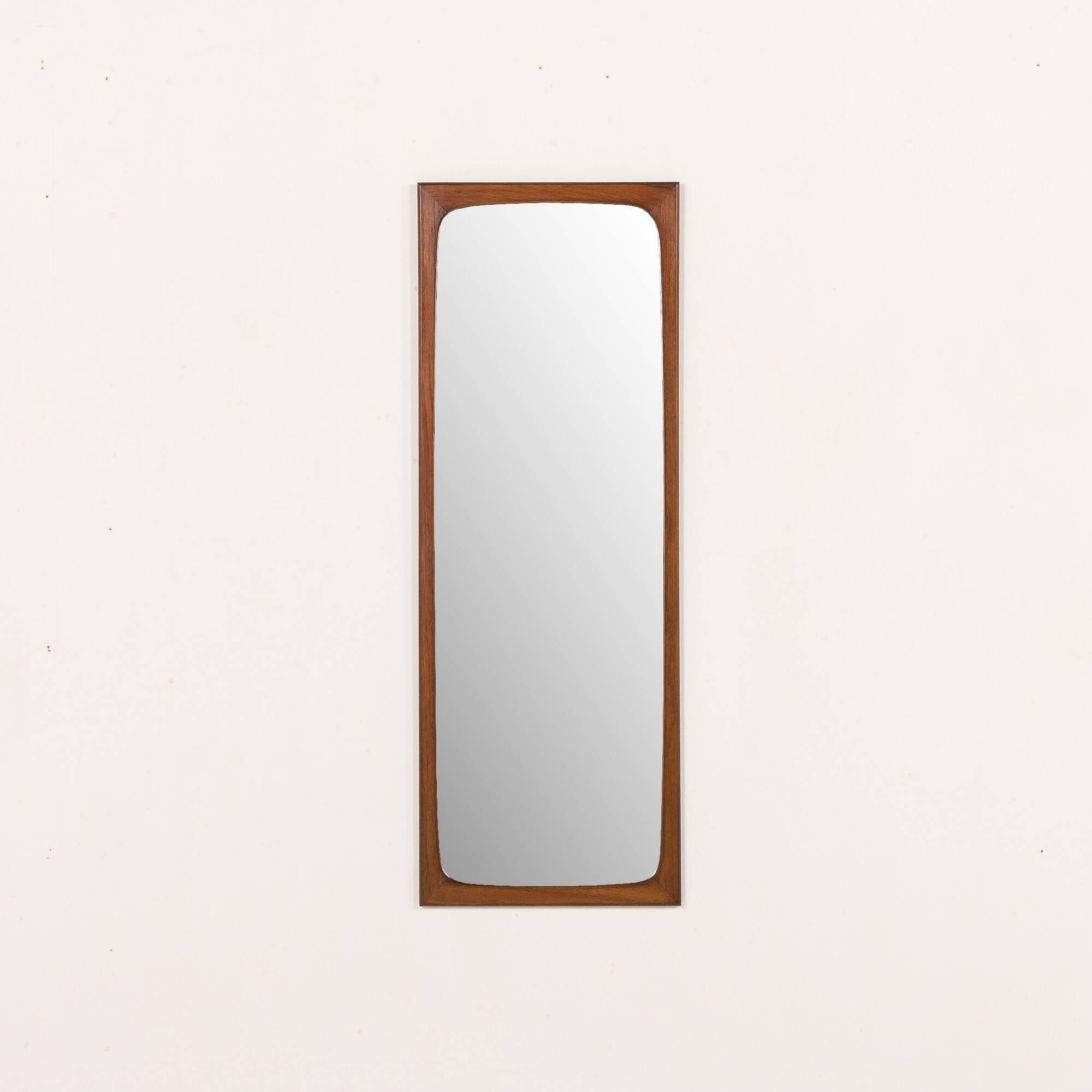 Danish rosewood mirror in the style of Aksel Kjersgaard, 1960s