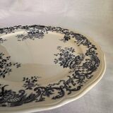 Assiette bleue en porcelaine vintage Villeroy & Boch Valeria