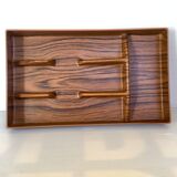 Cutlery range plastic imitation wood caloppia