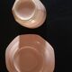 Tea service for 7 people powder pink + sugar bowl