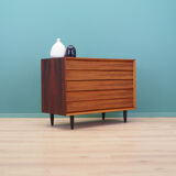 Rosewood chest of drawers, Danish design, 70's, production: Denmark