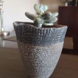 Cache-pot en céramique japonaise Raku