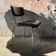 Black skai chair