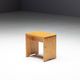 Pine Stool selected by Charlotte Perriand for Méribel, France, 1960s