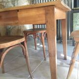 Farm table - 2m40 - 2 drawers