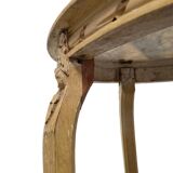 Antique French Classic Side Table with marble top, late 1800s