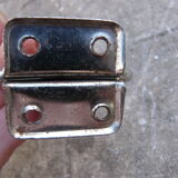 Double patère en bois et métal porte manteau