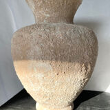 Beige sandy textured vase