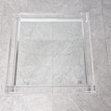 Vintage lucite coffee table, 1990s