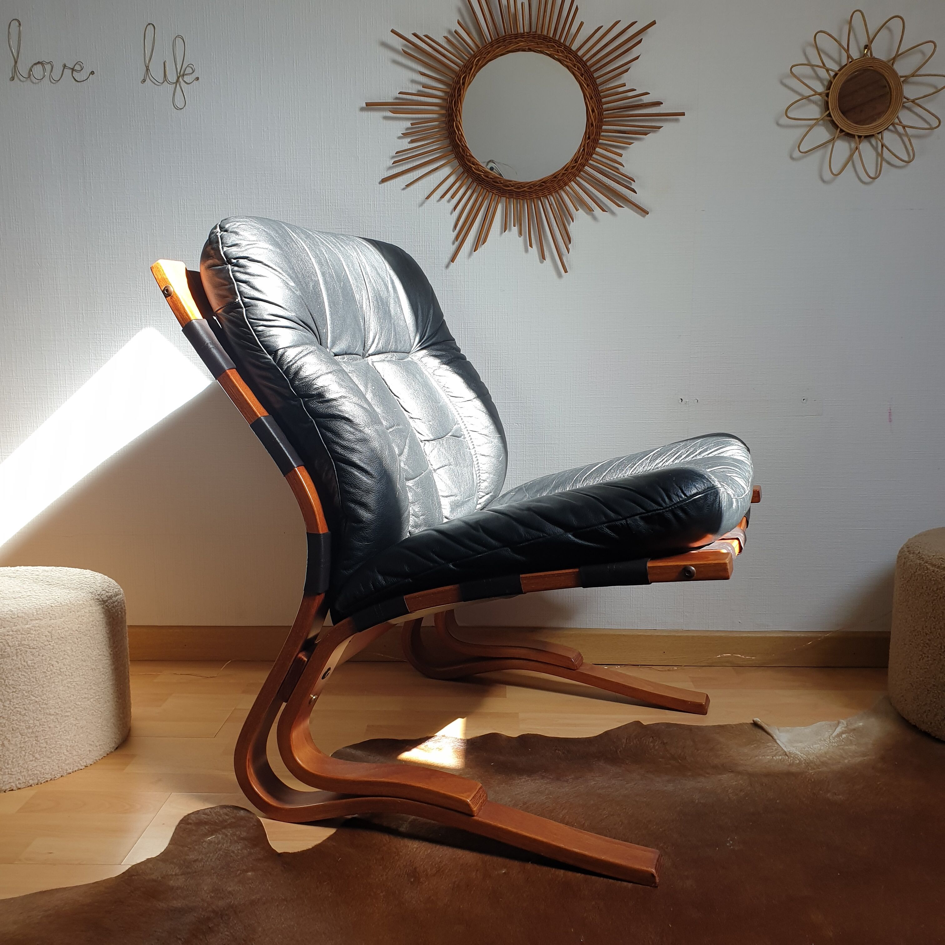 Vintage Scandinavian armchair 60s Kengu