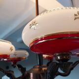 Vintage chandelier Art Deco vintage 1950