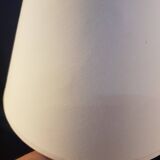 Wood and metal table lamp