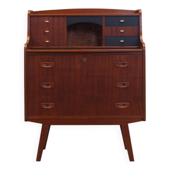 Teak secretary, Danish design, 1970s, production: Denmark
