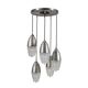 Glass lamp Italy 1960s