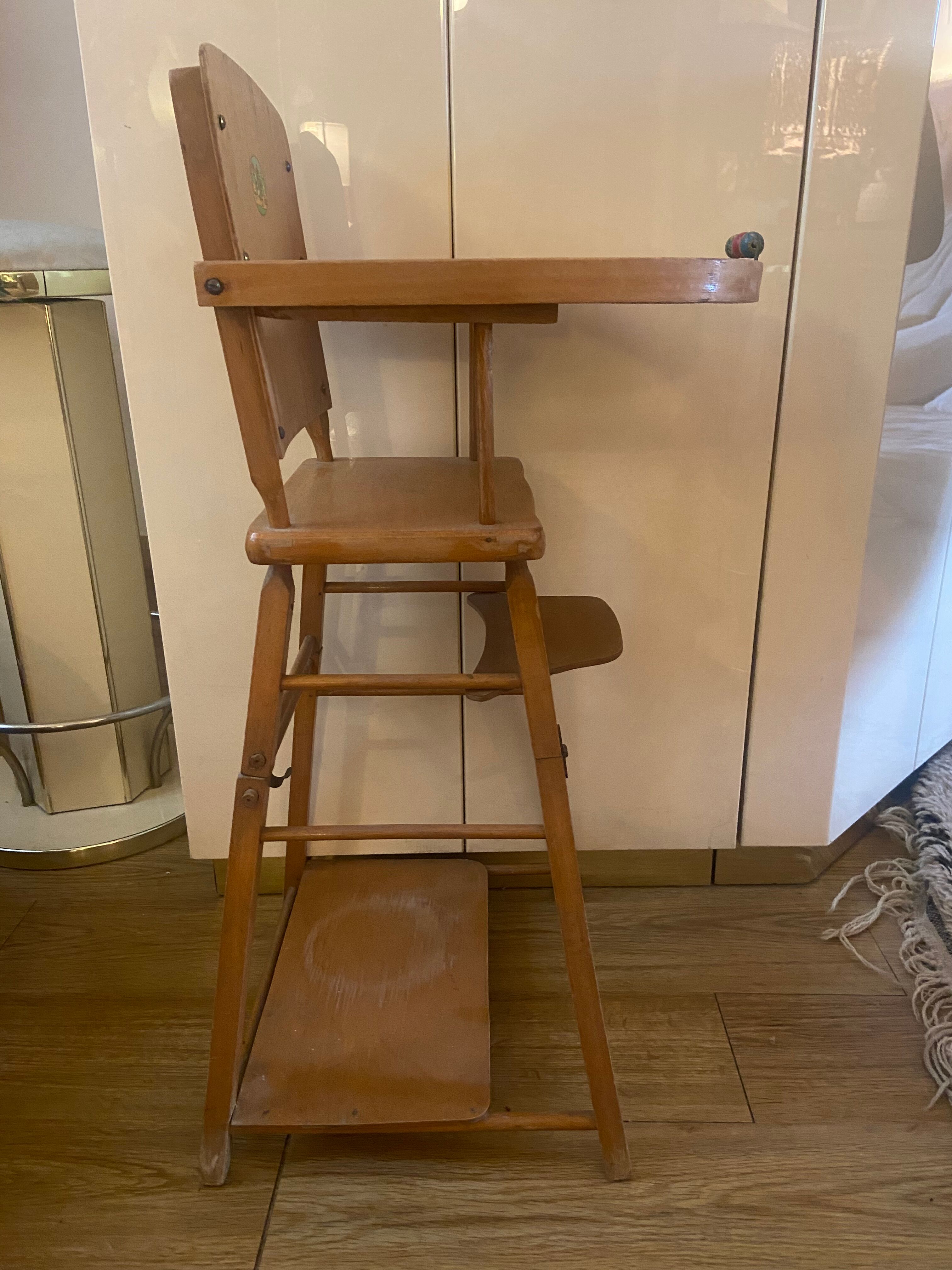 Vintage doll high chair