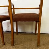 Paire de fauteuils accoudoirs vintage