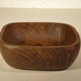 Teak bowl, empty pocket