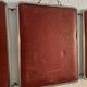 Vintage 1950s triptych mirror barber hairdresser brick - 27 x 67 cm