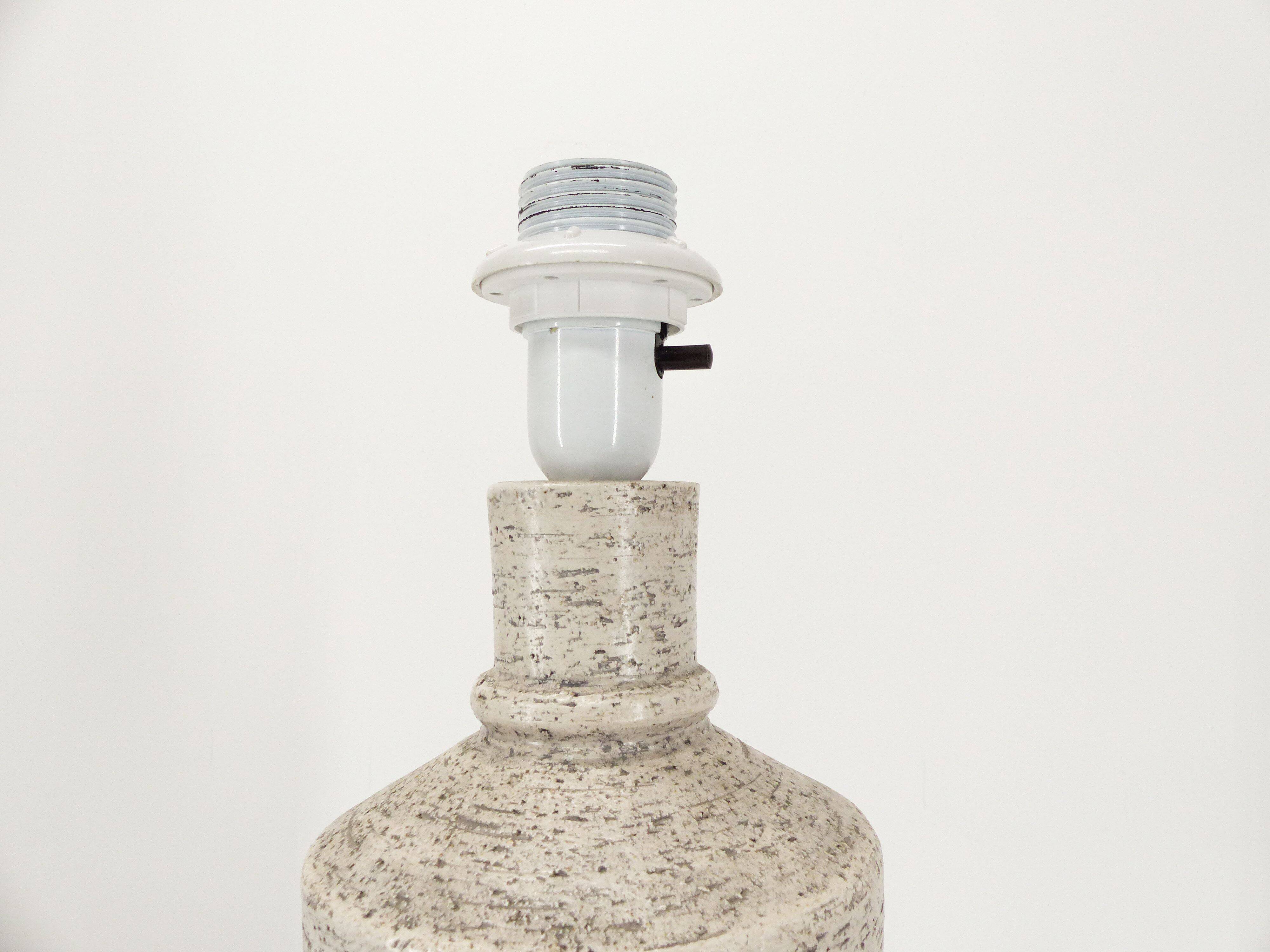 Pied de lampe en céramique Bitossi/Bergboms 1960