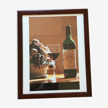 Bordeaux bistro poster frame