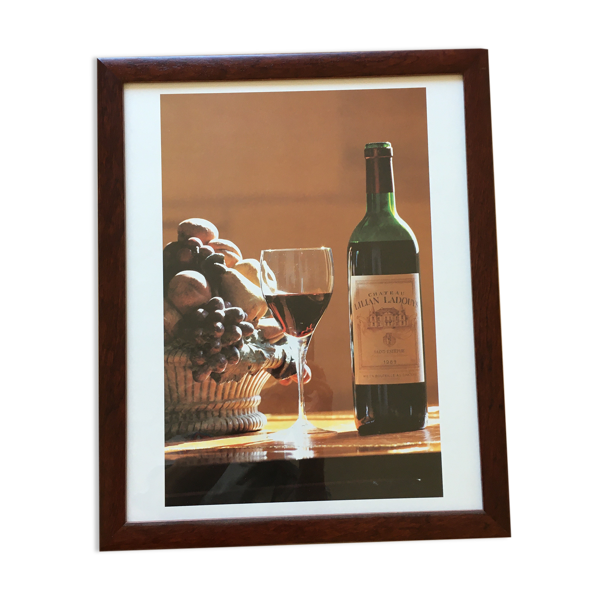 Cadre affiche bistrot bordelais — Beyit