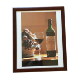 Bordeaux bistro poster frame