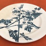 Old serving dish Terre de Fer Grand dépôt Emile Bourgeois Paris