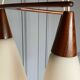 Suspension boomerang scandinave teck opaline 1960 Louis Kalff