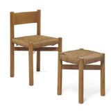 Meribel Perriand Chair and Stool