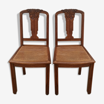 Paire de chaises des années 30