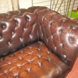 Chesterfield leather sofa